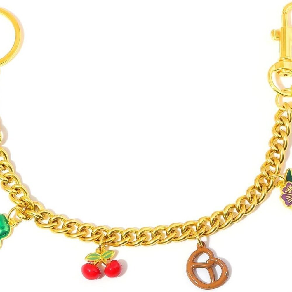 Bag Purse Charm Chain Gold Keychain Accessories for Women Cute Gift